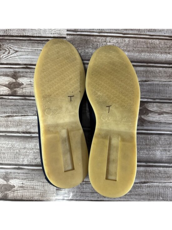 Loro Piana Open Walks Suede Slip On Chukkas Sz US 7 40 Color Blue Without Insole